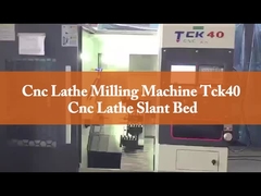 στροφή CNC tck40 με ιπτάμενο κοπτήρα