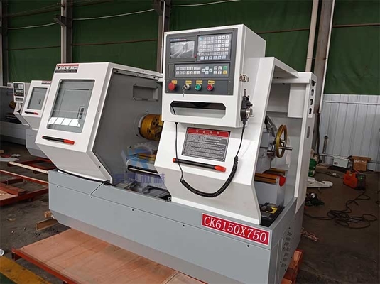 CK6150-750mm CNC Τεχνητήρας 220V Flat Bed Τεχνητήρας